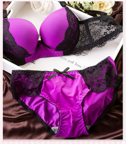 Voler Haut Women Bridal Lingerie Set of Lace Bra and Panty Set ( Buy 1 Get 2 Free )