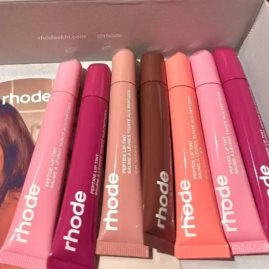 Rhode Lip Rouge Gloss Colors Lip Glosses Plump Moisturizing Lip Glaze Essence Gel Oil Lipstick Mirror Glass Moisturizing Makeup