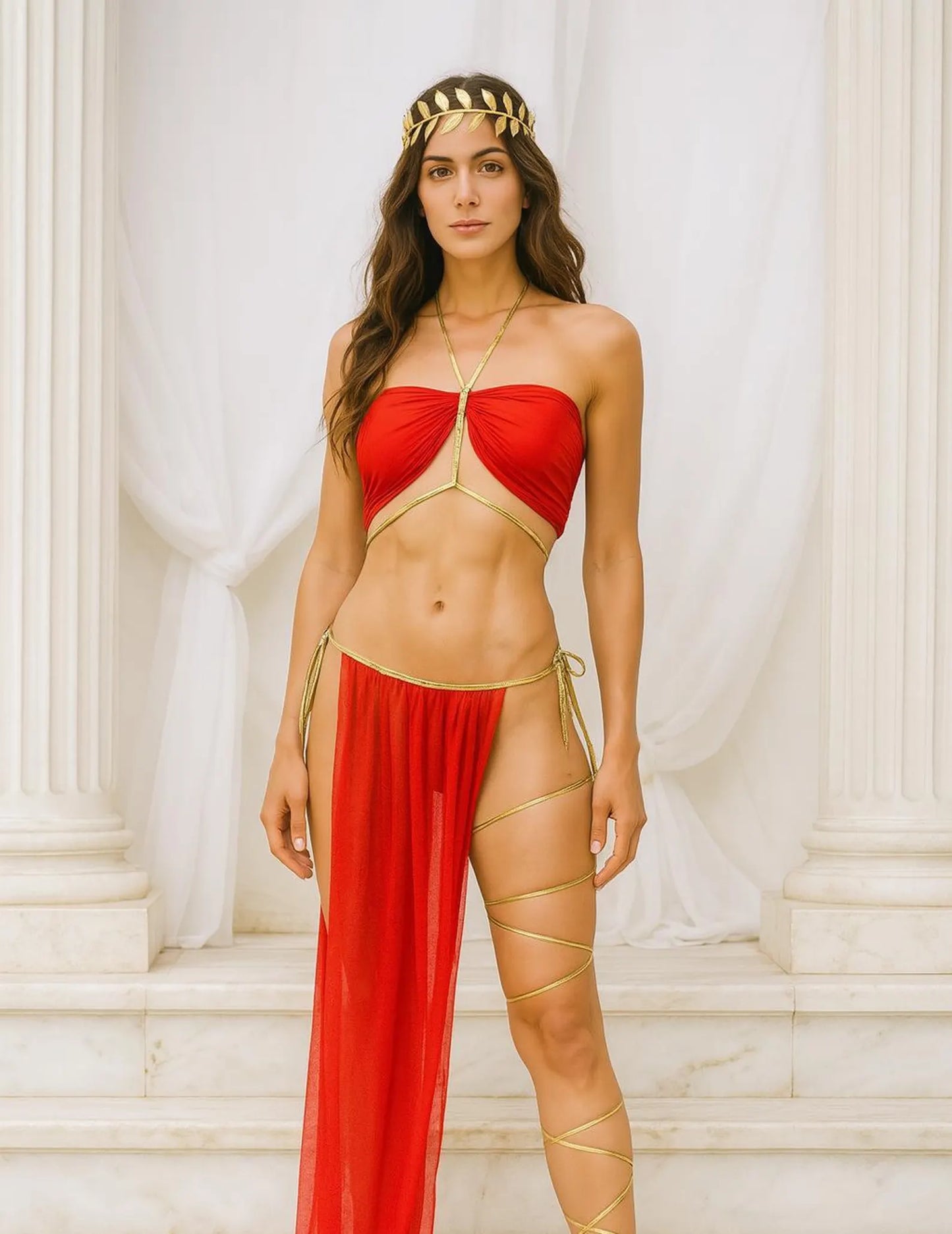 Fantasy Greek-Inspired Lingerie Costume