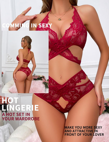 Sexy Lace Babydoll Sleepwear