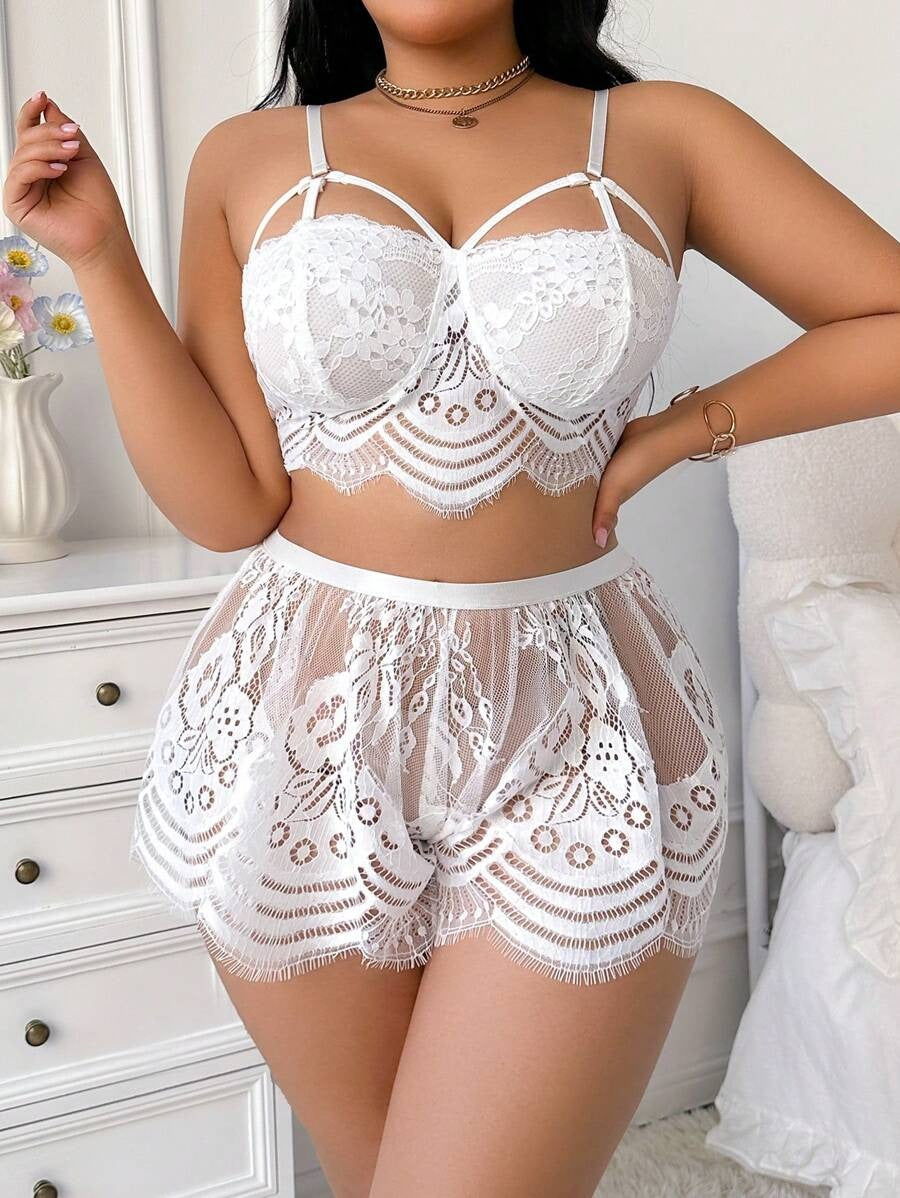 Classic Lace Babydoll Nightdress