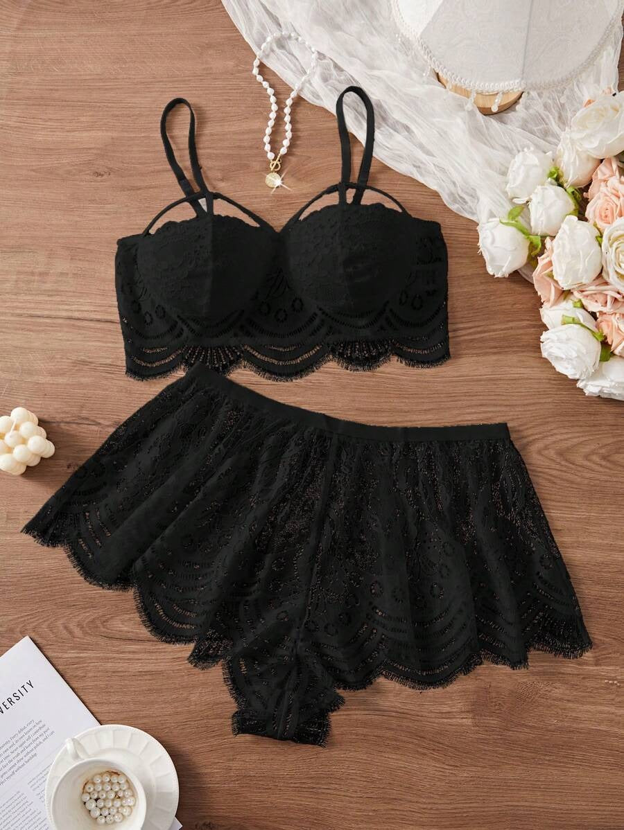 Classic Lace Babydoll Nightdress