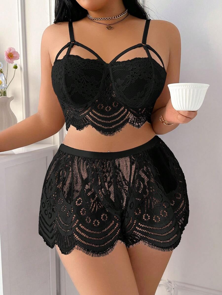 Classic Lace Babydoll Nightdress