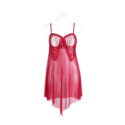 Cupless Sheer Babydoll Nighty