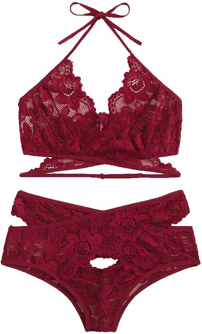 Sexy Lace Babydoll Sleepwear