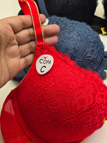 Front Buckle  Double Padded Full Coverage Bra.